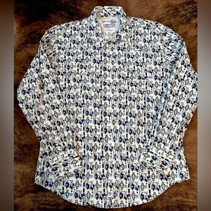 Wrangler 20X Aztec Pearl Snap Button Down - Size L